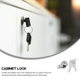 thumbnail image 4 of MOVTOTOP Sturdy Stainless Steel Cabinet Lock with Keys for Locking Silver Color Versatile Security Solution, 4 of 7
