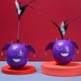 thumbnail image 5 of Pet Supplies Little Devil Shape Halloween Smarter Playing Treat Ball Slow Feeding Toys Tumbler Feeder Food Leakage RED, 5 of 8