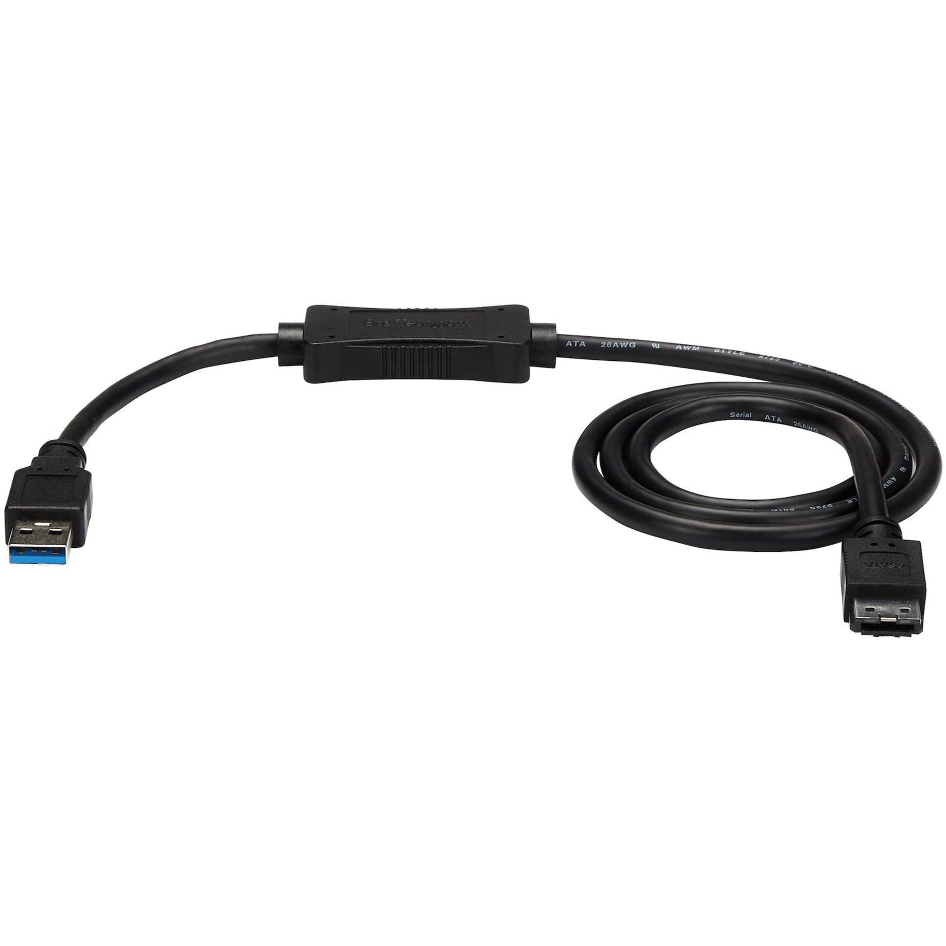 StarTech.com USB3S2ESATA3 Adapter Cable - 3ft eSATA Hard Drive to USB 3.0 Adapter Cable - SATA 6 Gbps
