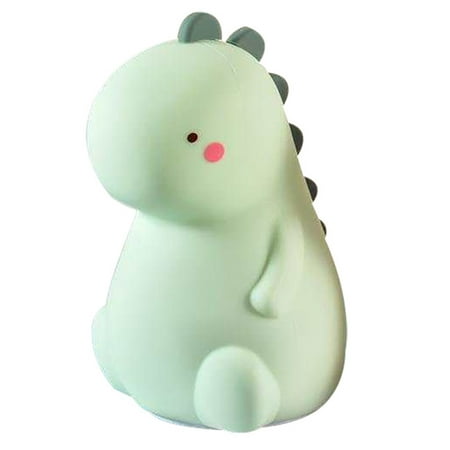 

Adorable Dinosaur LED Silicone Petting Lamp Colorful Night Light A