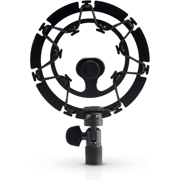 Auphonix Pro Microphone Shock Mount - Mic Holder Compatible w/Blue Yeti, Snowball & Pro Microphones