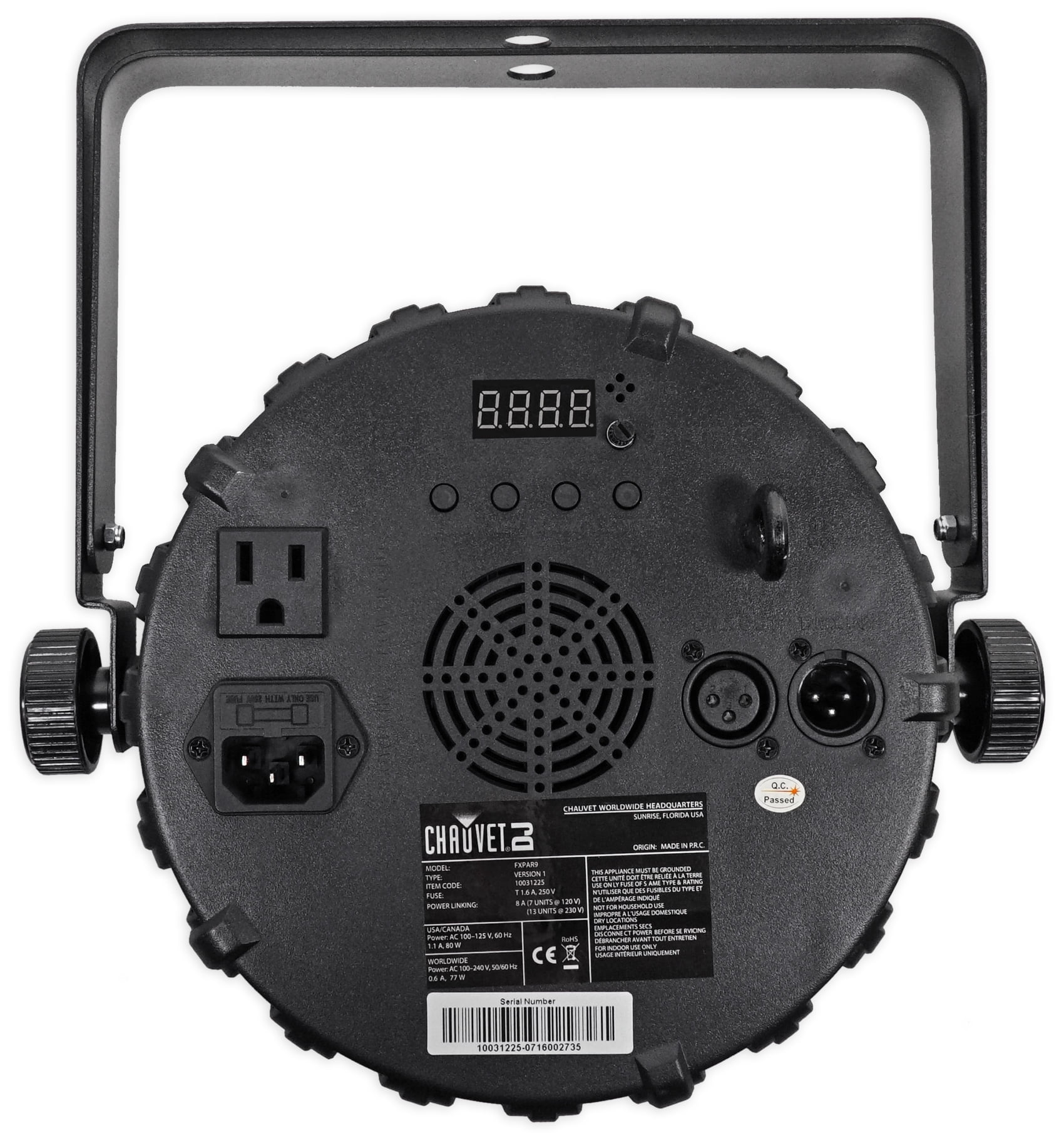 Chauvet DJ FXPar 9 Church Stage Par Can Wash Light Lighting Fixture