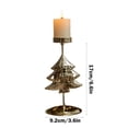 thumbnail image 3 of Window Gold Ornament Vintage Iron Candle Tray, 3 of 6
