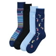 thumbnail image 2 of Ben Hogan Men's Golf Flag Novelty Socks, 4-Pack, Sizes 7-12, 2 of 3