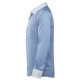 thumbnail image 2 of Cloudstyle Men's Dress Shirt Slim Fit Button Down Stripe Checked Shirt fs22, 2 of 5