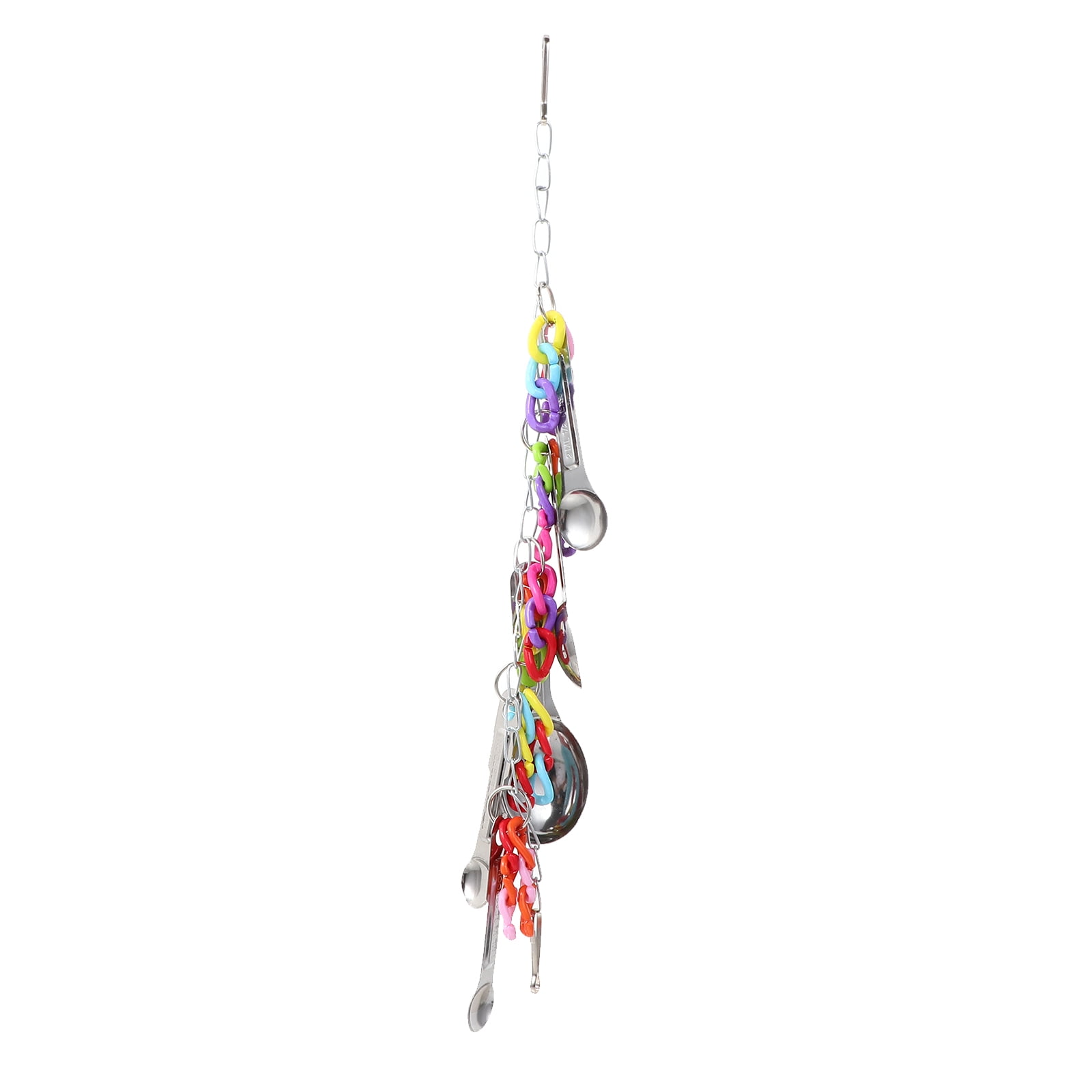 HEANUJJ Bird Climbing Toy with Stainless Steel Rope Swing for Parrots, Biting and Climbing Set