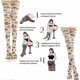 thumbnail image 4 of Fish Tights, Fish Print Tights,Women's Fish Printed 120D Fun Tights, 4 of 5
