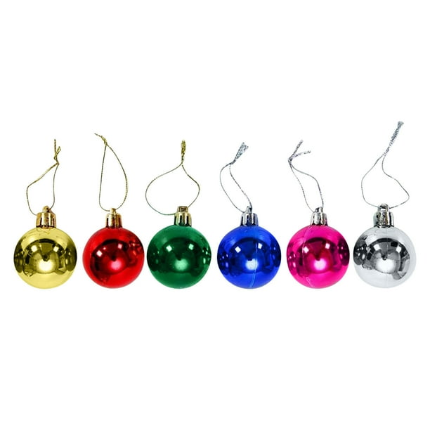 Xihbxyly Bolas Navideñas Irrompibles, Adornos Multicolor Vibrantes, Diseño Ligero para Colgar Fácilmente, Perfectas para Fiestas En Casa, Bodas y para Realzar Las Festividades.