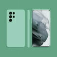thumbnail image 2 of PANDACO Soft Shell Matte Mint Blue Case for Samsung Galaxy S22 Ultra, 2 of 3