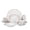 Sandra, variant on Euro Porcelain 20-pc Luxury Dinnerware Set w/ 24K Gold Ornament, HQ Dining Tableware Service for 4 (093)