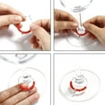 thumbnail image 3 of WHAMVOX 10pcs Wine Charms Beads Wine Glass Identifiers Cup Signs Party Supplies, 3 of 8