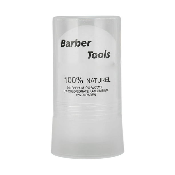 Barra de alumbre para después del afeitado, portátil, para viaje en casa, para hombres, calmante para la piel, barra para después del afeitado, para cortes de afeitar, rasguños, 3,5 oz