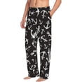 thumbnail image 2 of Balery Anchor print Men's Pajama Pants,Ultra Lightweight Pjs,Lounge Pant-X-Large, 2 of 9