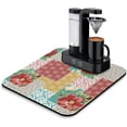 thumbnail image 1 of Washable Quick Dish Drying Mats Non-Slip Coffee Maker Mat For Kitchen Counter Home Coffee Bar Pad 16''''x18'''', black-1, 1 of 5