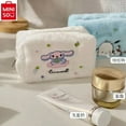 MINISO Sanrio Cartoon Hello Kitty Embroidered Makeup Bag for Women