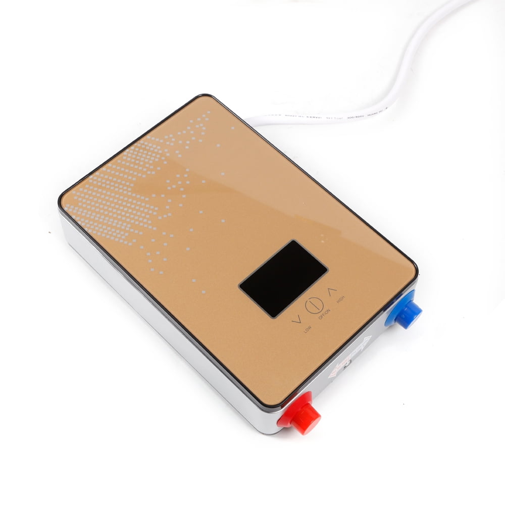Tankless Electric Water Heater, Fast Heating, Adjustable Temperature, LED Display