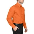 thumbnail image 2 of Men's Berlioni Long Sleeve Regular Fit Button Up Solid Dress Shirt, 2 of 5