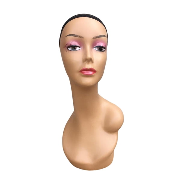 Cabeza de maniquí femenino Cabeza de muñeca Maquillaje profesional Cosmetología Formación femenina Estilo G