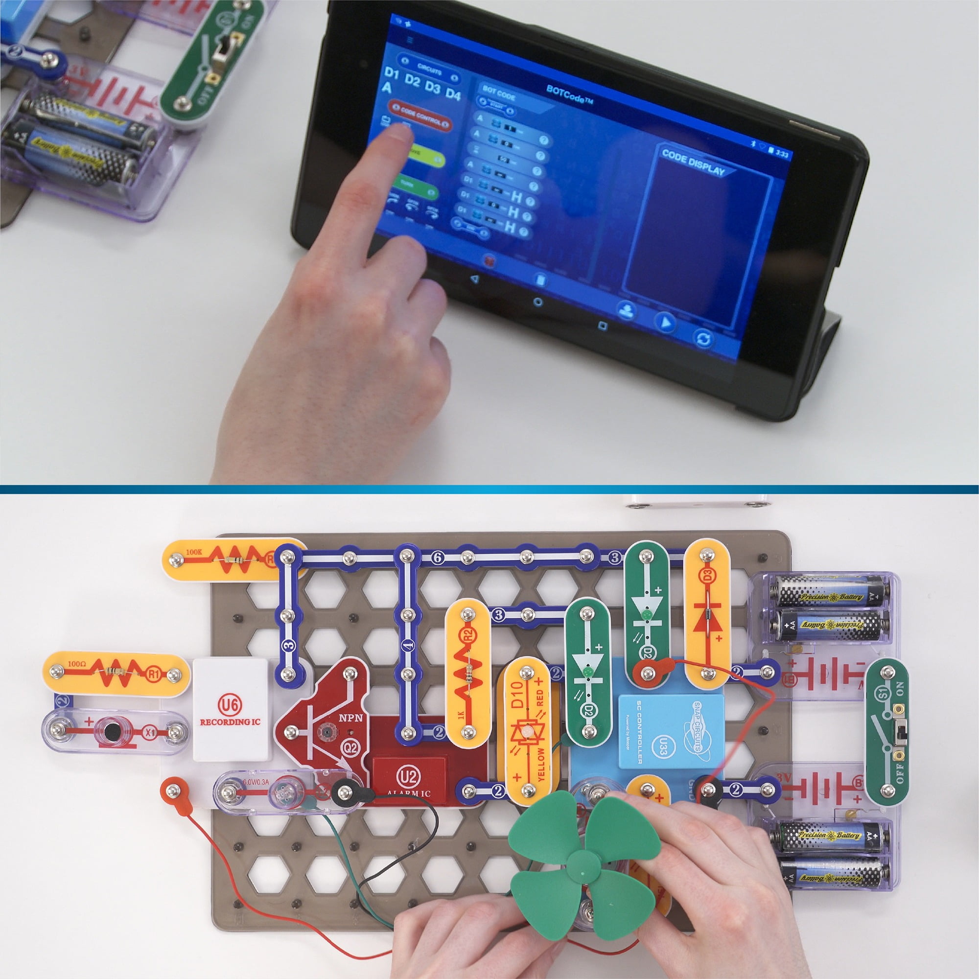 Snap Circuits Explore Coding, STEM Building Toy for Ages 8 to 108