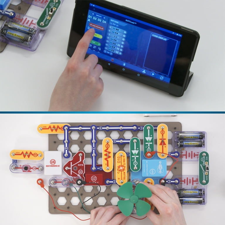 Snap Circuits Explore Coding, STEM Building Toy for Ages 8 to 108