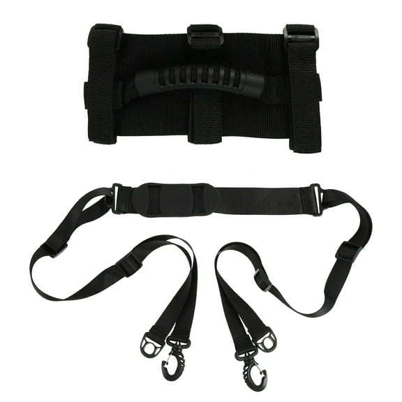Beaupretty 2Pcs Practical Black Scooter Shoulder Belt for Folding Bike Yoga Mat Carry