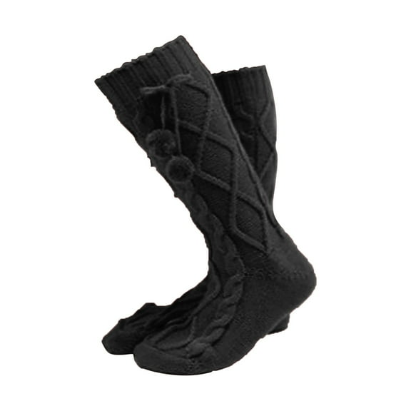 Weikingp Crew Socks for Women, Autumn And Winter Mid Tube Socks Mid Tube Knitted Pile Socks Diamond Socks, Ankle Socks Men, White Socks Men Black