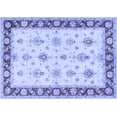 thumbnail image 1 of Ahgly Company Indoor Rectangle Persian Blue Traditional Area Rugs, 5' x 7', 1 of 4