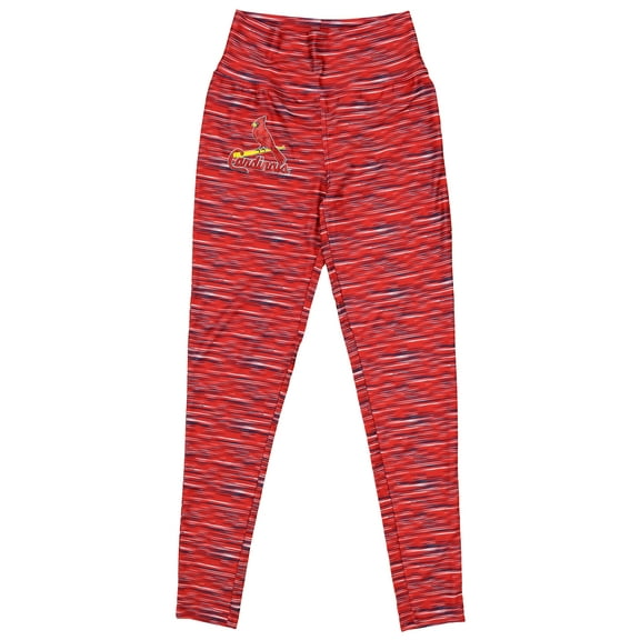 Women's Red/White St. Louis Cardinals Space Dye Leggings