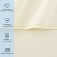 thumbnail image 3 of Host & Home Flat Sheets (Pack of 6), Brushed Microfiber Hypoallergenic Bedding - King - Ivory, 3 of 8