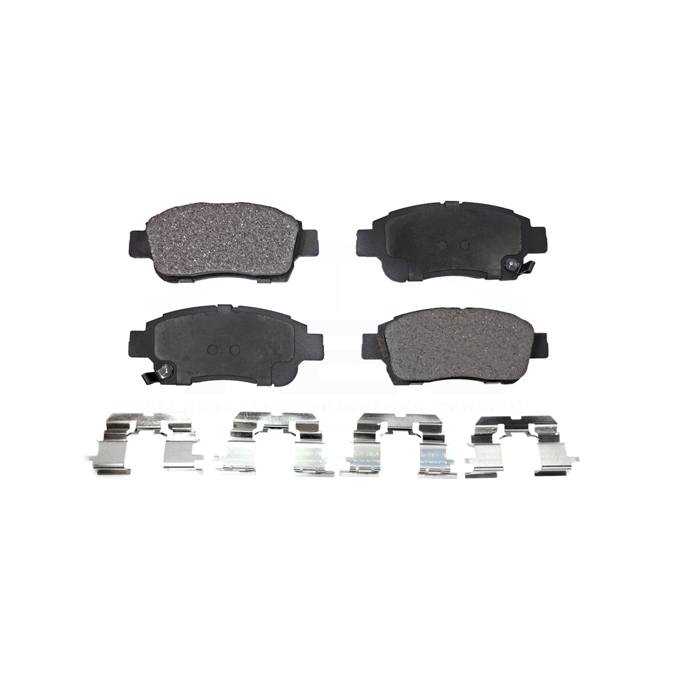 Ul Li Exclusive High Density Ceramic Formula For Optimal Braking Power And Quietness Our Formula Provides Unmatched Braking Power In Hot Or Cold Weather With Optimal Pad Life Li Li Premium Dual Layer Rubberized Shims Reduce Noise Causing Vibration