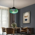 thumbnail image 3 of LED Ceiling Lamp Chandelier 3D Glass Fireworks Pendant Light Shade Iron + Glass For Living Room, Dining Room, Study Room, Cafe, 3 of 7
