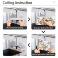 thumbnail image 5 of Yayeee Faucet Mat for Kitchen Sink 14.7" Diatomite Long Splash Guard Pad, Mountain Pattern, 5 of 7