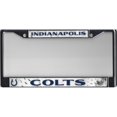 thumbnail image 1 of Indianapolis Colts Chrome License Plate Frame, 1 of 1