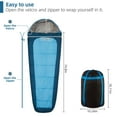 thumbnail image 6 of Invoker Mummy Sleeping Bag | 32-59 ℉ Extreme 3-4 Season Sleeping Bag for Adults Kids Cold Warm Weather for Camping Hiking Traveling & Outdoor Activities, 6 of 7