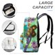 thumbnail image 4 of El Caballero más Valiente-theme Backpack, Campus style schoolbag Bookbag with Adjustable Shoulder Straps And Large Zip Compartment, Unisex Travel Bags.42x30x15cm, 4 of 6