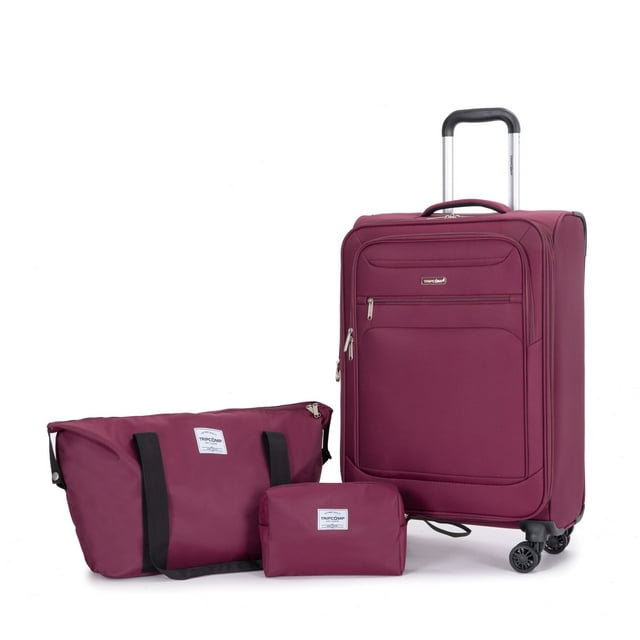 Juego Set de equipaje 3 piezas Maleta de Mano 18 Pulgadas Bolsa de Viaje Ruedas dobles giratorias