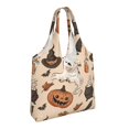 thumbnail image 2 of XMXT Canvas Tote Bag for Women, Pumpkin Ghost Faces Fun Print Large Reusable Shopping Bags, Multicolor, 2 of 7