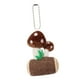 thumbnail image 4 of Lindo pequeño hongo peluche llavero decoración relleno bolso colgante adorno encanto Café Zulema llaveros de peluche, 4 of 8