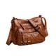 thumbnail image 2 of Bolso de hombro multibolsillos para mujer 2026 | Bolso tote de piel sintética con textura suave y gran capacidad | Bolso bandolera moderno y resistente para ir al trabajo, viajar, ir de compras o ir, 2 of 9