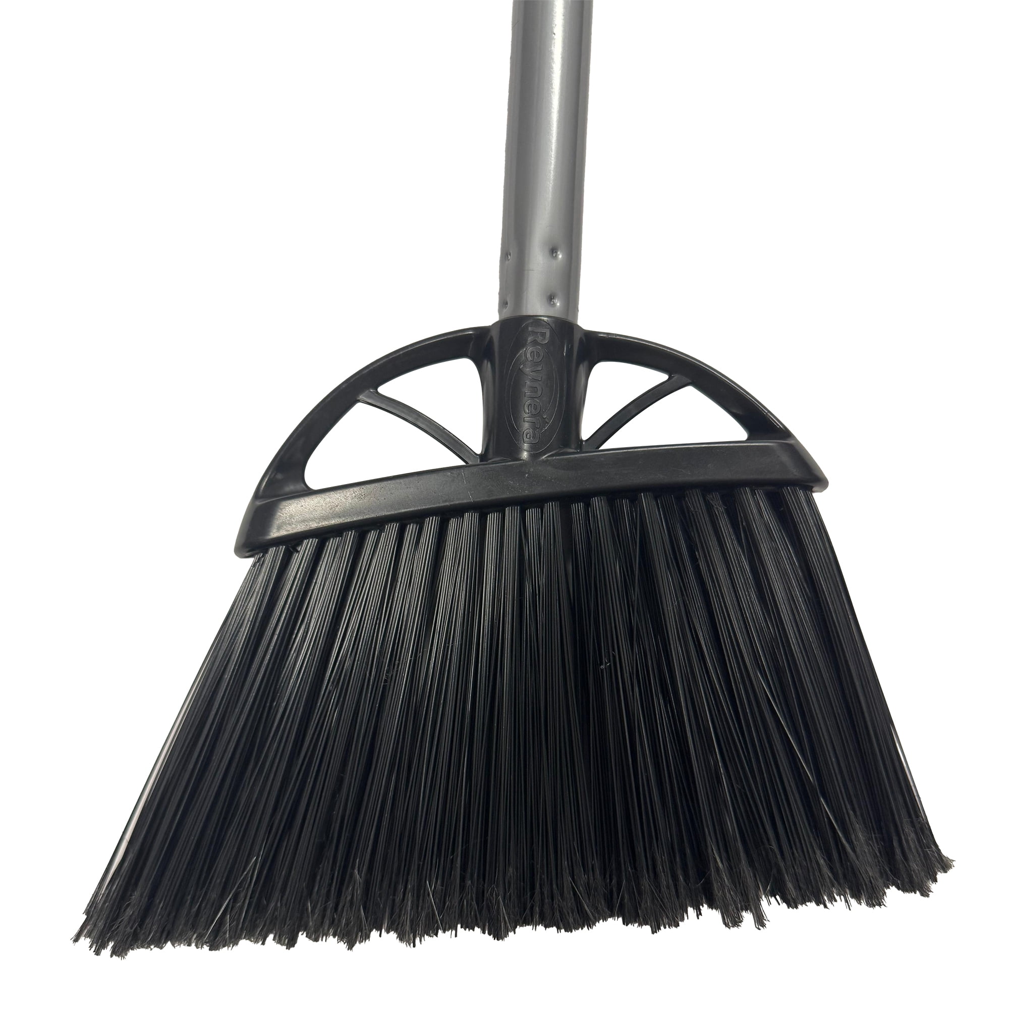 Rubbermaid Commercial Angle Broom, Black Metal Handle, 5pk