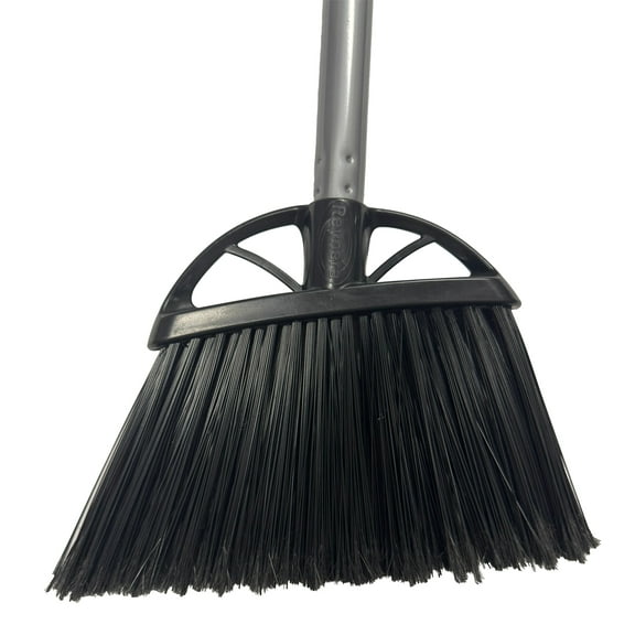 Reynera Household 10" Angle-Cut Poly-Bristle Broom, 1 Count