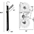 thumbnail image 3 of Saris Bike Trac Vertical Bike Rack, Indoor Wall Mount Bike Rack, One Bike, 3 of 5