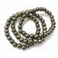thumbnail image 3 of Pyrite Bracelet 8mm Genuine and natural pyrite bracelet For Money  Good Luck, 3 of 11