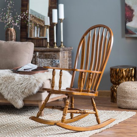 belham living windsor rocking chair oak walmart com