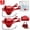 Red, variant on 2 Pack Universal Toilet Tank Flapper - 2 inch Easy to Install Toilet Flapper Replacement for Leak-Free Performance, Red