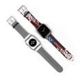 thumbnail image 3 of Faux Leather Liberty Apple Watch Band-Series 1-9/SE devices-iWatch Fitness, 3 of 4
