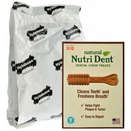 - Nylabone Nutri Dent Natural Filet Mignon Dental Chew Treats - Mini 125 Count