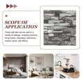 thumbnail image 2 of 20pcs Tiles Stickers Decorative Tiles Simulated Rock Slice Tiles Stickers 3D Room Wall Tiles, 2 of 5