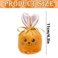thumbnail image 2 of Jierger Sac d'Œufs de Pâques à Bec Rétractable, Sac de Pâques pour Transfert de Chaleur et Bonbons de Mariage, Sac en Tissu Réutilisable pour Offrir, Cadeaux de Fête et Vacances, 2 of 3