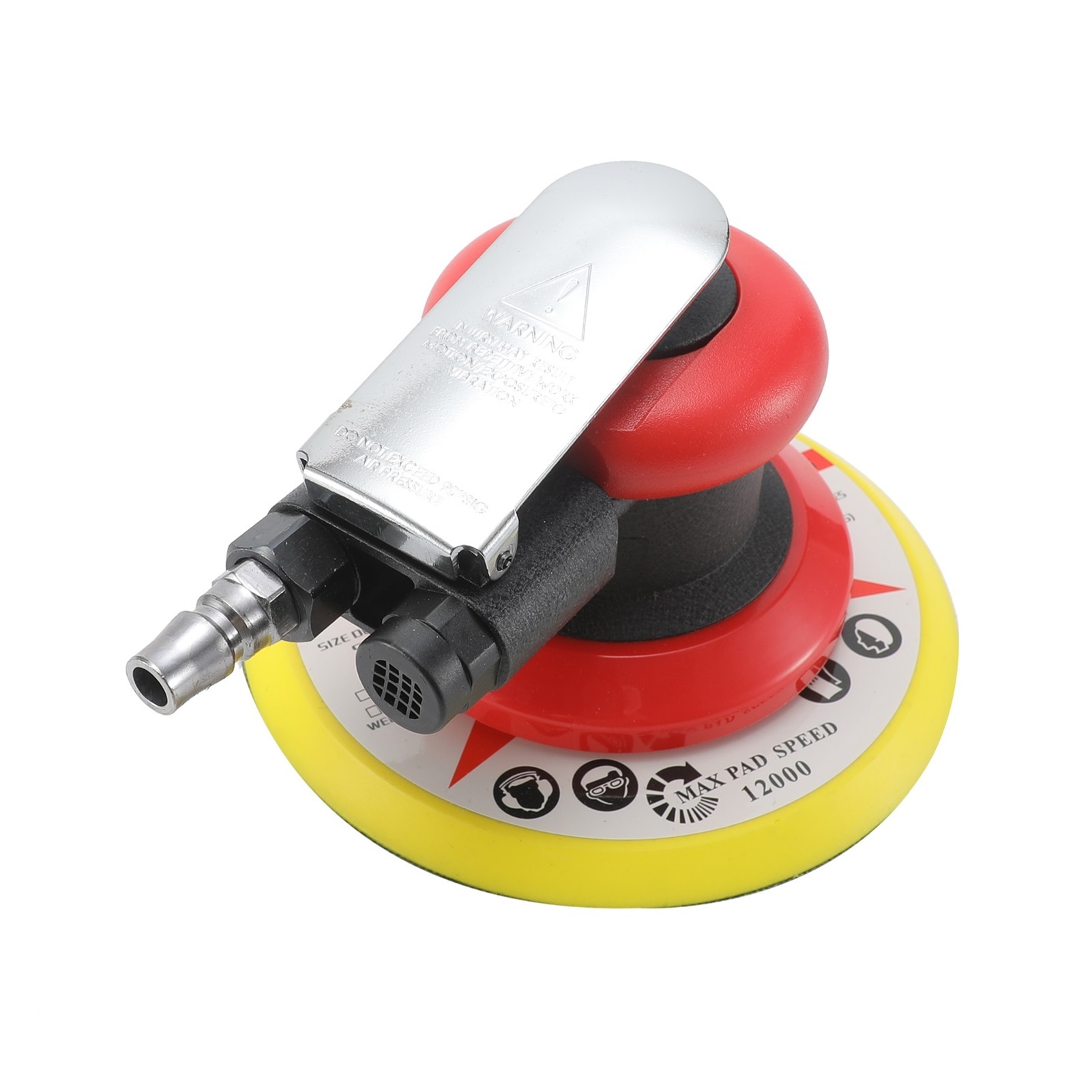 Pneumatic Orbital Sander Air Grinder 5" 6" Vacuum Eccentric Polishing/Grinding Machine Sanding Waxing Tools For Car Wall Metal